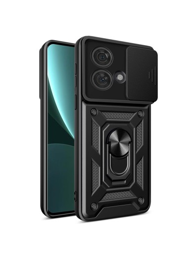 Удароустойчив предпазен гръб за Motorola Edge 40 Neo - черен Удароустойчив предпазен гръб за Motorola Edge 40 Neo - черен