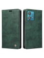 Калъф от еко кожа тип портмоне за Motorola Edge 40 Neo - зелен