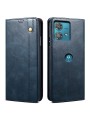 Калъф от еко кожа тип портмоне за Motorola Edge 40 Neo - син