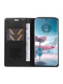 Калъф от еко кожа тип портмоне за Motorola Edge 40 Neo - черен
