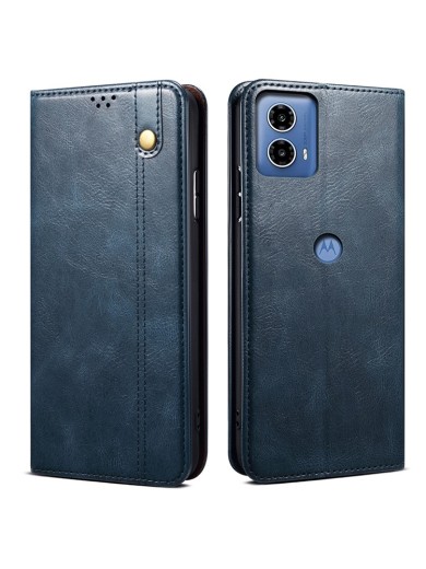 Калъф от еко кожа, тип портмоне за Motorola Edge 50 Fusion - син Калъф от еко кожа, тип портмоне за Motorola Edge 50 Fusion - син