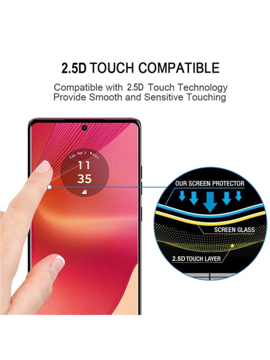 Протектор за екран от закалено стъкло за Motorola Edge 50 Fusion
