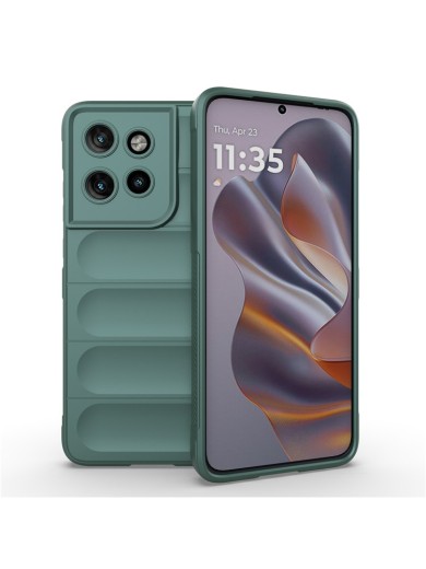 Противоплъзгащ предпазен гръб за Motorola Edge 50 Neo - зелен Противоплъзгащ предпазен гръб за Motorola Edge 50 Neo - зелен