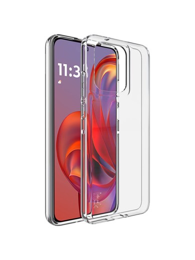 Предпазен гръб защитаващ телефона при падане и удар за Motorola Edge 50 Neo - прозрачен Предпазен гръб защитаващ телефона при падане и удар за Motorola Edge 50 Neo - прозрачен