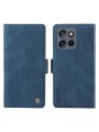 Калъф от еко кожа тип портмоне за Motorola Edge 50 Neo - син