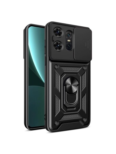 Удароустойчив предпазен гръб за Motorola Edge 50 Pro - черен Удароустойчив предпазен гръб за Motorola Edge 50 Pro - черен
