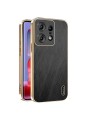 Предпазен удароустойчив гръб с галванизирана рамка за Motorola Edge 50 Pro - черен