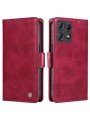 Калъф от еко кожа тип портмоне за Motorola Edge 50 Pro - червен