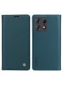 Калъф за телефон от еко кожа тип портмоне за Motorola Edge 50 Pro - зелен