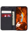 Калъф от еко кожа тип портмоне за Motorola Edge 50 Pro - черен