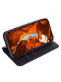 Калъф от еко кожа тип портмоне за Motorola Edge 50 Pro - черен