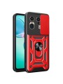 Удароустойчив предпазен гръб за Motorola Edge 50 Ultra - червен