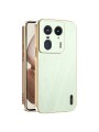 Предпазен удароустойчив гръб с галванизирана рамка за Motorola Edge 50 Ultra - зелен