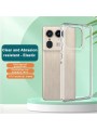 Гръб, защитаващ телефона при падане и удар за Motorola Edge 50 Ultra - прозрачен 