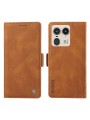 Калъф от еко кожа тип портмоне за Motorola Edge 50 Ultra - кафяв