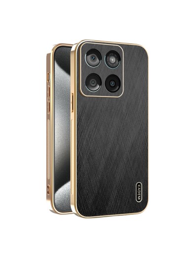 Предпазен удароустойчив гръб с галванизирана рамка за Motorola Edge 60 - черен Предпазен удароустойчив гръб с галванизирана рамка за Motorola Edge 60 - черен