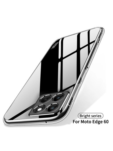 Предпазен устойчив на надраскване гръб за Motorola Edge 60 - прозрачен