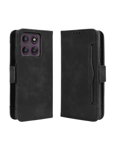 Калъф от еко кожа тип портмоне за Motorola Edge 60 Pro - черен Калъф от еко кожа тип портмоне за Motorola Edge 60 Pro - черен