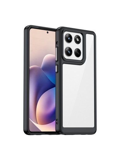 Предпазен гръб устойчив на надраскване за Motorola Edge 60 Stylus - черен Предпазен гръб устойчив на надраскване за Motorola Edge 60 Stylus - черен