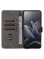 Калъф от еко кожа тип портмоне с RFID блокиране за Motorola Edge 70 - черен