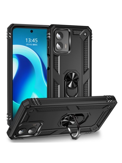 Удароустойчив предпазен гръб за Motorola Moto G (2023) - черен