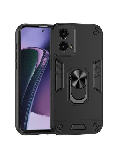 Удароустойчив предпазен гръб за Motorola Moto G (2024) - черен Удароустойчив предпазен гръб за Motorola Moto G (2024) - черен