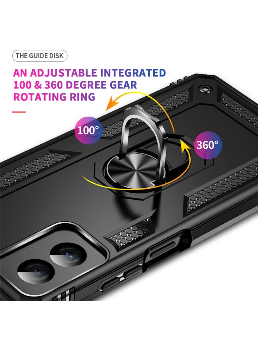 Удароустойчив предпазен гръб за Motorola Moto G Power (2024) - черен