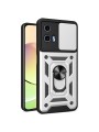 Удароустойчив предпазен гръб за Motorola Moto G04 - сребрист