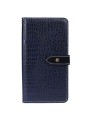 Калъф от еко кожа тип портмоне за Motorola Moto G04 - син