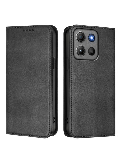 Калъф от еко кожа тип портмоне с RFID блокиране за Motorola Moto G17 Power - черен Калъф от еко кожа тип портмоне с RFID блокиране за Motorola Moto G17 Power - черен