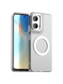 Предпазен гръб съвместим с MagSafe за Motorola Moto G35 - бял