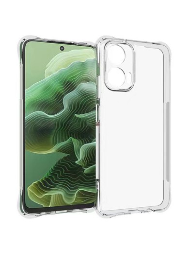 Предпазен неплъзгащ се гръб за Motorola Moto G35 - прозрачен Предпазен неплъзгащ се гръб за Motorola Moto G35 - прозрачен