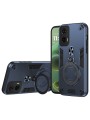 Удароустойчив предпазен гръб за Motorola Moto G35 - син