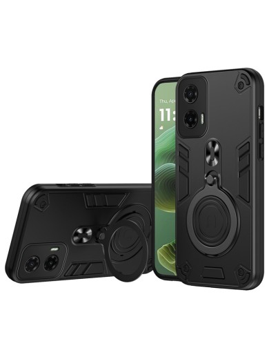 Удароустойчив предпазен гръб за Motorola Moto G35 - черен Удароустойчив предпазен гръб за Motorola Moto G35 - черен