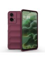 Противоплъзгащ предпазен гръб за Motorola Moto G35 - червен