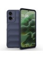 Противоплъзгащ предпазен гръб за Motorola Moto G35 - син