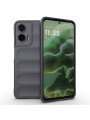 Противоплъзгащ предпазен гръб за Motorola Moto G35 - сив