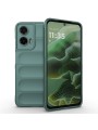 Противоплъзгащ предпазен гръб за Motorola Moto G35 - зелен