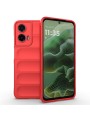 Противоплъзгащ предпазен гръб за Motorola Moto G35 - червен