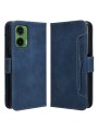 Калъф от еко кожа тип портмоне за Motorola Moto G35 - син
