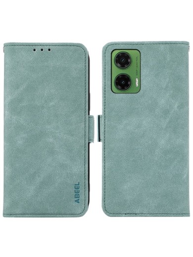 Калъф от еко кожа тип портмоне с RFID блокиране за Motorola Moto G35 - син Калъф от еко кожа тип портмоне с RFID блокиране за Motorola Moto G35 - син