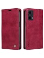 Калъф от еко кожа тип портмоне за Motorola Moto G35 - червен