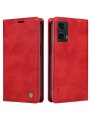 Калъф от еко кожа тип портмоне за Motorola Moto G35 - червен