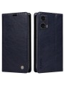 Калъф от еко кожа тип портмоне за Motorola Moto G35 - син