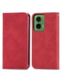 Калъф от еко кожа тип портмоне за Motorola Moto G35 - червен