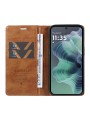 Калъф от еко кожа тип портмоне за Motorola Moto G35 - кафяв