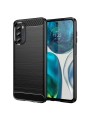 Удароустойчив предпазен гръб за Motorola Moto G52 - черен