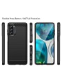 Удароустойчив предпазен гръб за Motorola Moto G52 - черен