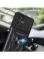 Удароустойчив предпазен гръб за Motorola Moto G54 Power - черен