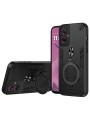 Удароустойчив предпазен гръб за Motorola Moto G55 - черен